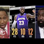 ESPN reacts to LeBron's 28 Pts triple-double in Lakers win vs. Mavs, Bucks beat Thunder without SGA