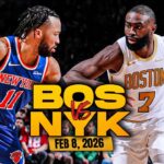 New York Knicks vs Boston Celtics Full Game Highlights | Feb 8, 2026 | FreeDawkins