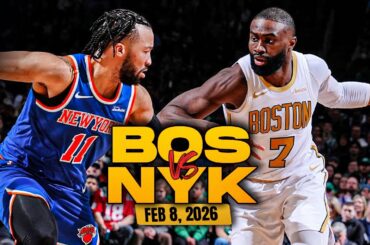 New York Knicks vs Boston Celtics Full Game Highlights | Feb 8, 2026 | FreeDawkins