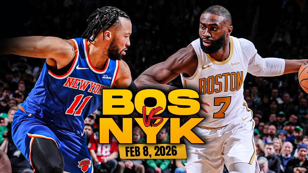 New York Knicks vs Boston Celtics Full Game Highlights | Feb 8, 2026 | FreeDawkins
