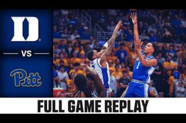 Duke vs. Pitt Full Game Replay | 2025-26 ACC Men's Basketball