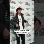 Nic from Love Island at the Ruffles Celeb Game Green Carpet presented by Wingstop! 🌟🏝️