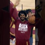 🎙️ The Fro was on the mic last night! #LetEmKnow #Cavs #JarrettAllen #NBA #Shorts
