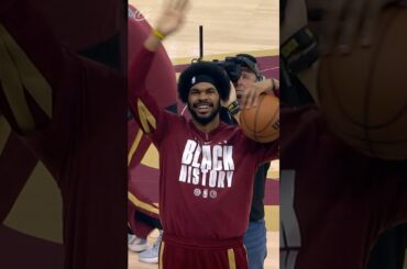 🎙️ The Fro was on the mic last night! #LetEmKnow #Cavs #JarrettAllen #NBA #Shorts