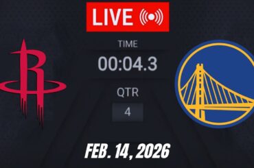 NBA LIVE! Golden State Warriors vs Houston Rockets | February 14, 2026 | 2026 NBA Season Live 2K