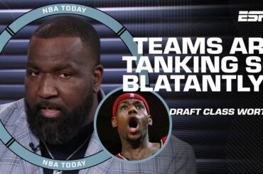Perk CALLS out tanking NBA teams 🗣️ 'They're tanking like LeBron is in the draft!' | NBA Today