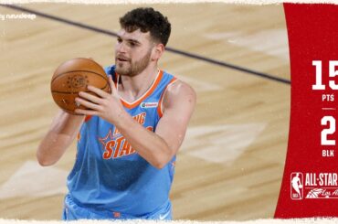 Donovan Clingan Scores 15 Points During NBA Rising Stars Games | Trail Blazers | Feb. 13, 2026