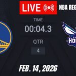 NBA LIVE! Golden State Warriors vs Charlotte Hornets | February 14, 2026 NBA Regular Season 2026 2K