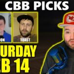 College Basketball Picks with Kyle Kirms | Saturday February 14th