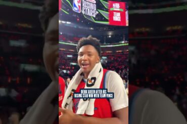 Derik Queen stays undefeated vs. Jeremiah Fears #pelicans #nba #allstar #risingstars