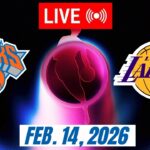 NBA LIVE! Los Angeles Lakers vs New York Knicks I February 14, 2026 | 2026 NBA Season Live 2K