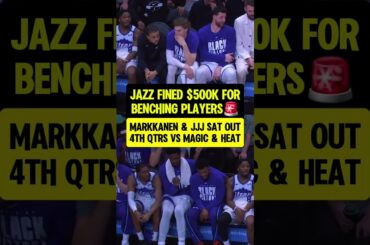 Utah Jazz FINED $500K for TANKING🚨