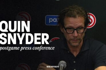 Hawks vs. Timberwolves Postgame Press Conference: Quin Snyder