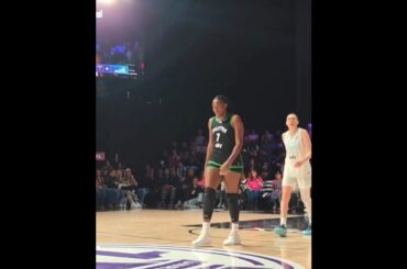 😤 Aliyah Boston scores | Unrivaled women's basketball #shorts #short WNBA #basketball Indiana Fever