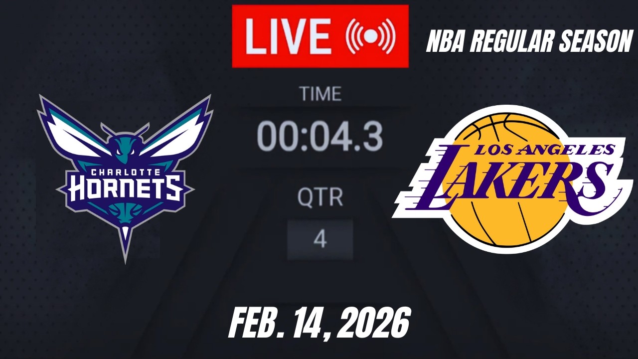 NBA LIVE! Los Angeles Lakers vs Charlotte Hornets | February 14, 2026 Lakers vs Hornets Live 2K26