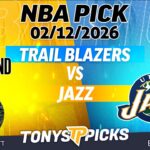 Trail Blazers vs. Jazz NBA Betting Odds & Picks, 2/12/26 | Night Moves Show