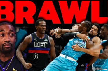 Gilbert Arenas' SAVAGE Reaction To NBA Fight Night