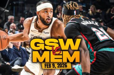 Golden State Warriors vs Memphis Grizzlies Full Game Highlights | Feb 9, 2026 | FreeDawkins