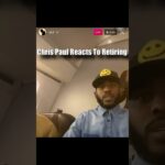 Chris Paul Reacts To Retiring From NBA After Raptors Waive Him... #shorts