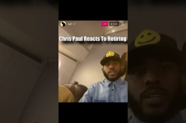 Chris Paul Reacts To Retiring From NBA After Raptors Waive Him... #shorts