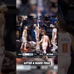 Jose Alvarado HEATED Altercation w/ 76ers after HARD Foul