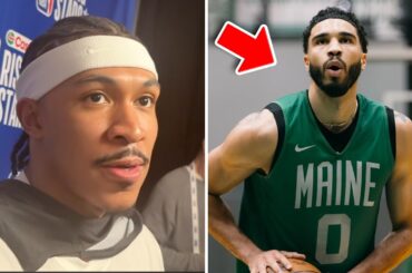 Ron Harper Jr.: Jayson Tatum LOOKED GREAT in Practice | All Star Game Interview