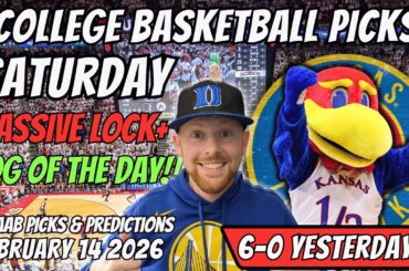 College Basketball Picks Today Saturday 2/14/2026 | Free NCAAB Best Bets, Props, and Predictions