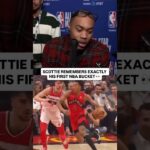 SCOTTIE BARNES ON HIS 1ST NBA BUCKET 🥹