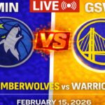 NBA LIVE! Golden State Warriors vs Minnesota Timberwolves | Feb 15 ,2026 Warriors vs Timberwolves 2K