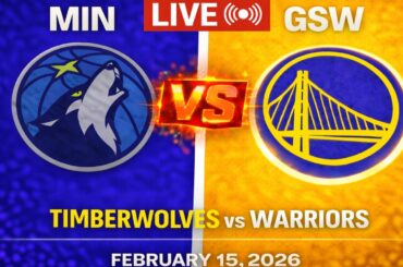 NBA LIVE! Golden State Warriors vs Minnesota Timberwolves | Feb 15 ,2026 Warriors vs Timberwolves 2K