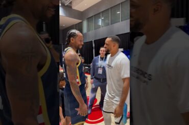 Kawhi & Norm reunite at All-Star Weekend 👋⭐️