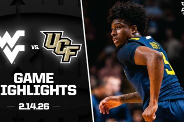 West Virginia vs. UCF Game Highlights | 2025-26 Big 12 Men's Basketball