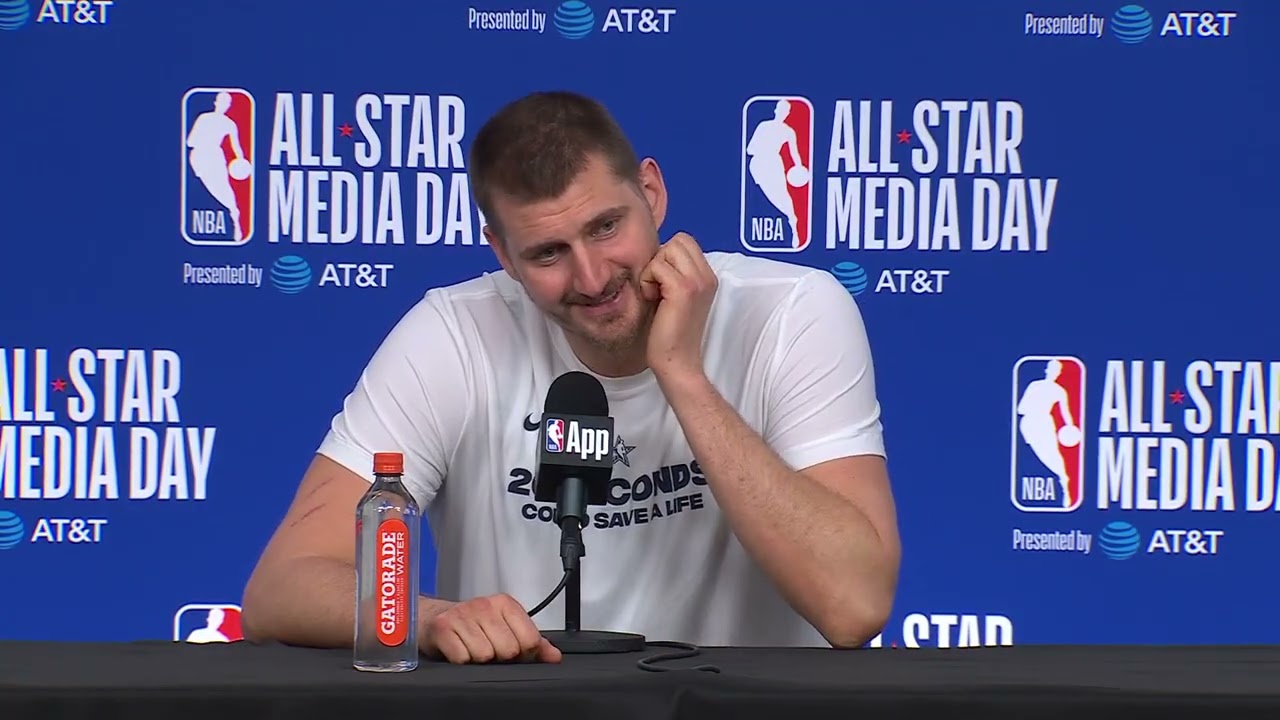 Denver Nuggets Nikola Jokic Very Funny at NBA All-Star Game