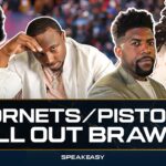 NBA Fights Are All Fake AF! Hornets vs. Pistons Brawl Reaction | Speakeasy
