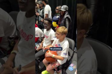 This Young Fan had Pascal Siakam Cracking Up 😂