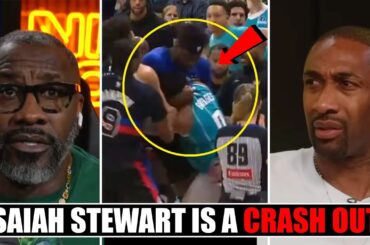 Gilbert Arenas & Shannon Sharpe SHOCKED as Isaiah Stewart VIOLATES Miles Bridges!