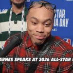 Scottie Barnes corrects American reporter on how to properly say "Toronto"