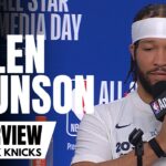 Jalen Brunson Discusses New York Knicks Season, NBA All-Star, Jeremy Sochan & Knicks Future