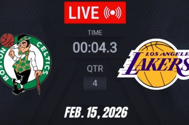 NBA LIVE! Los Angeles Lakers vs Boston Celtics February 15, 2026 | 2026 NBA Season Live 2K