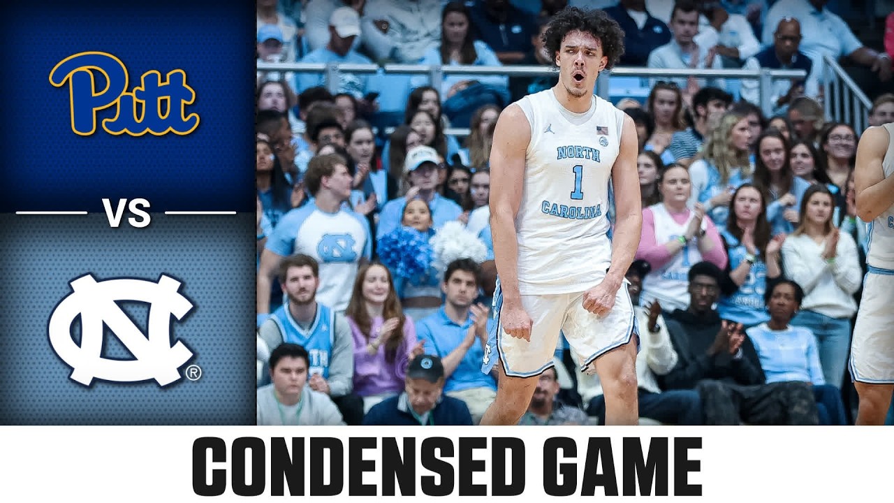 Pitt vs. North Carolina Condensed Game | 2025-26 ACC Men's Basketball