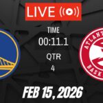 NBA LIVE! Golden State Warriors vs Atlanta Hawks | February 15, 2026 | Warriors vs Hawks | 2K
