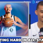 Victor Wembanyama on His Second NBA All-Star Appearance