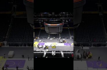 Ganito pala mag PALITAN ng Court ang Lakers at Clippers Noon😱😱😱 #shorts