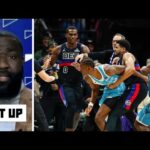 ESPN reacts to Duren, Diabate spark massive brawl leading to 4 ejections in Hornets-Pistons matchup