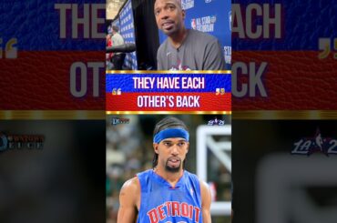 Rip Hamilton IMPRESSED with young Pistons CORE! 🎯 #NBA #Basketball