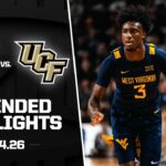 West Virginia vs. UCF Extended Highlights | 2025-26 Big 12 Men's Basketball