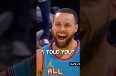 Stephen Curry Puts the STAR in NBA All-Star 🌟 | #shorts