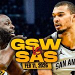 Golden State Warriors vs San Antonio Spurs Full Game Highlights | Feb 11, 2026 | FreeDawkins