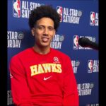 Atlanta Hawks’ Jalen Johnson After NBA All-Star Kia Shooting Stars Competition (February 14, 2026)