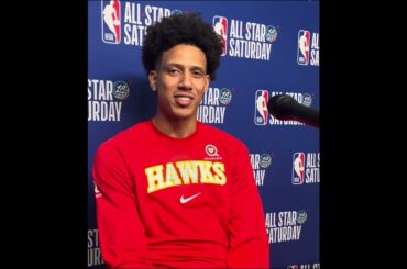 Atlanta Hawks’ Jalen Johnson After NBA All-Star Kia Shooting Stars Competition (February 14, 2026)